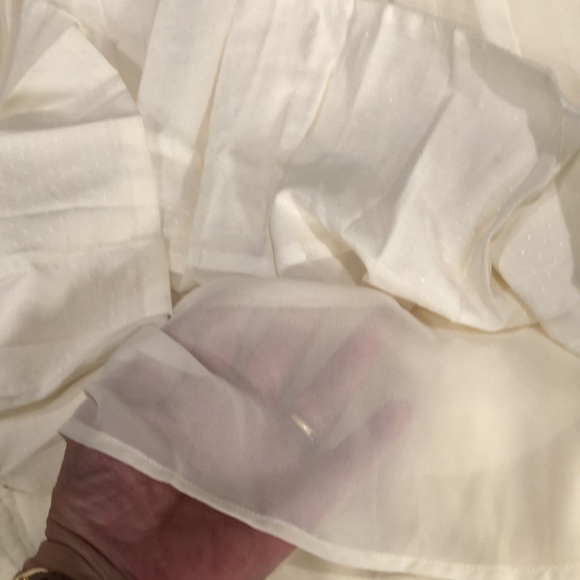 Club Monoco cream pleated skirt with beading on borders - Picture 7 of 8